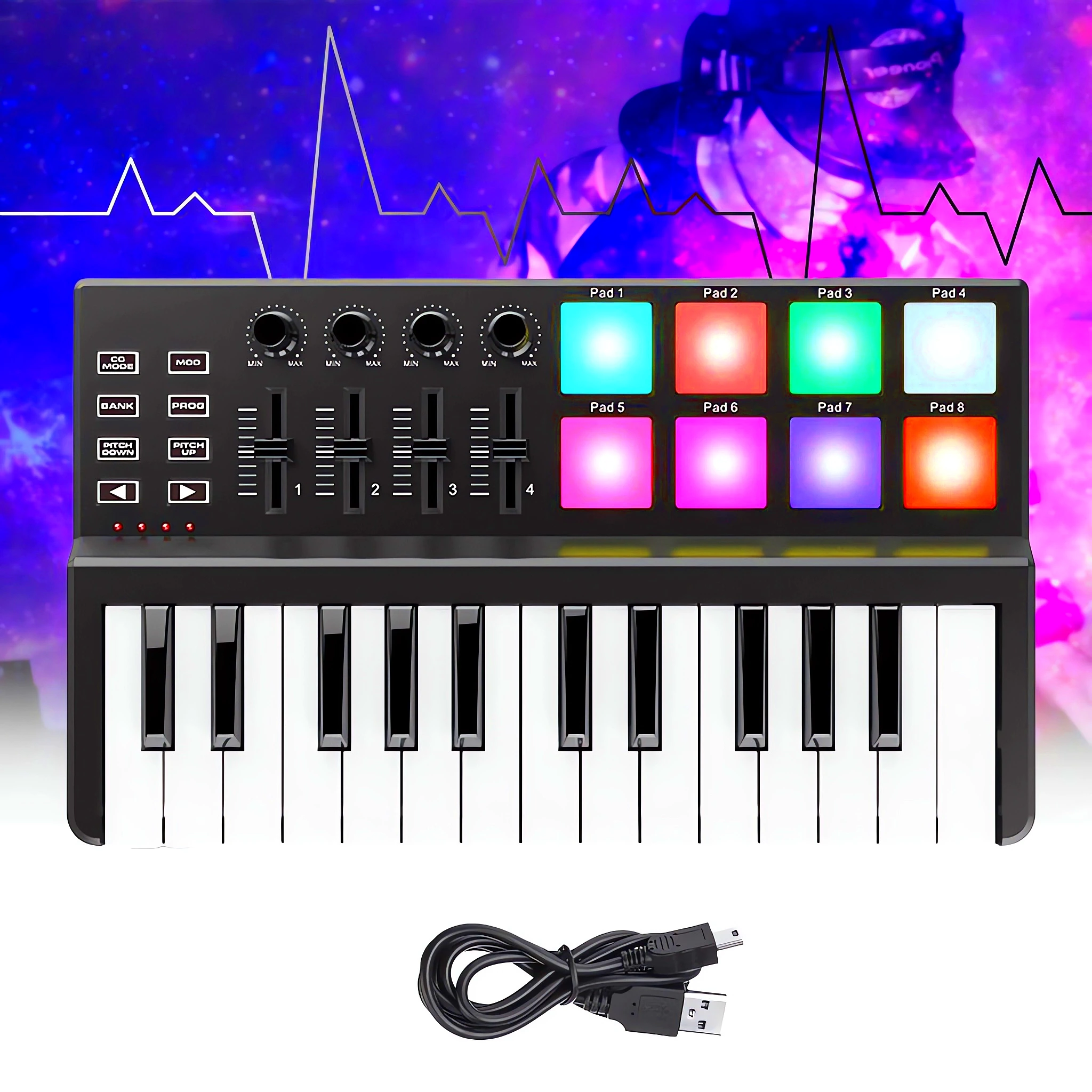 Премиальная MIDI-клавиатура WASHBURN