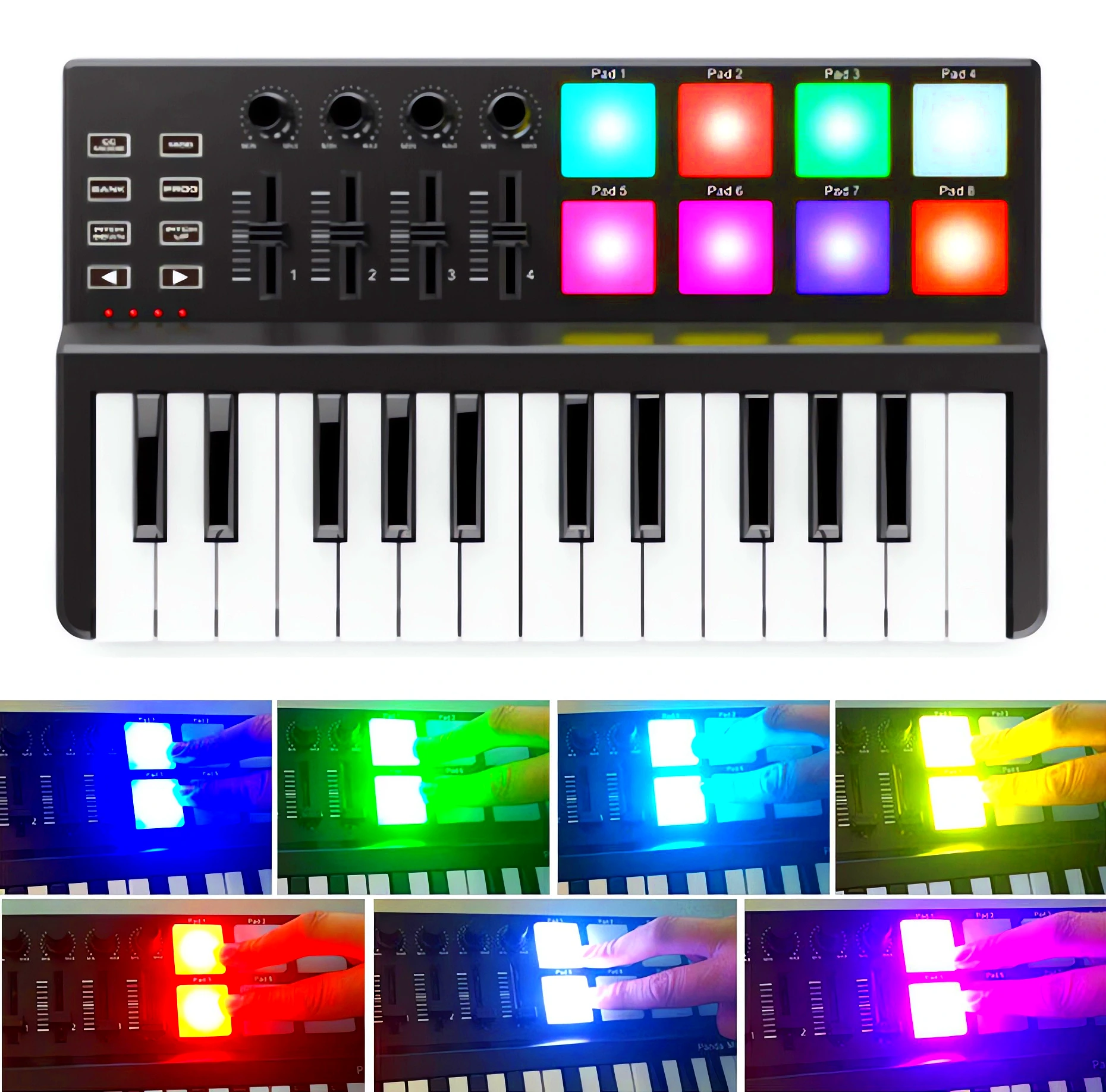 Премиальная MIDI-клавиатура WASHBURN